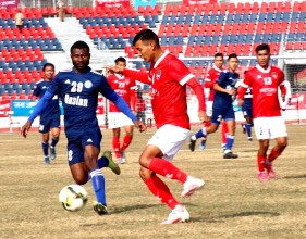 त्रिभुवन आर्मी क्लब रारा गोल्डकपको सेमिफाइनलमा